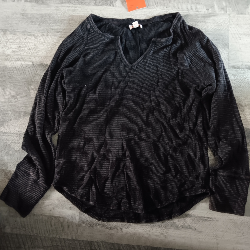 Black thermal shirt knox rose brand